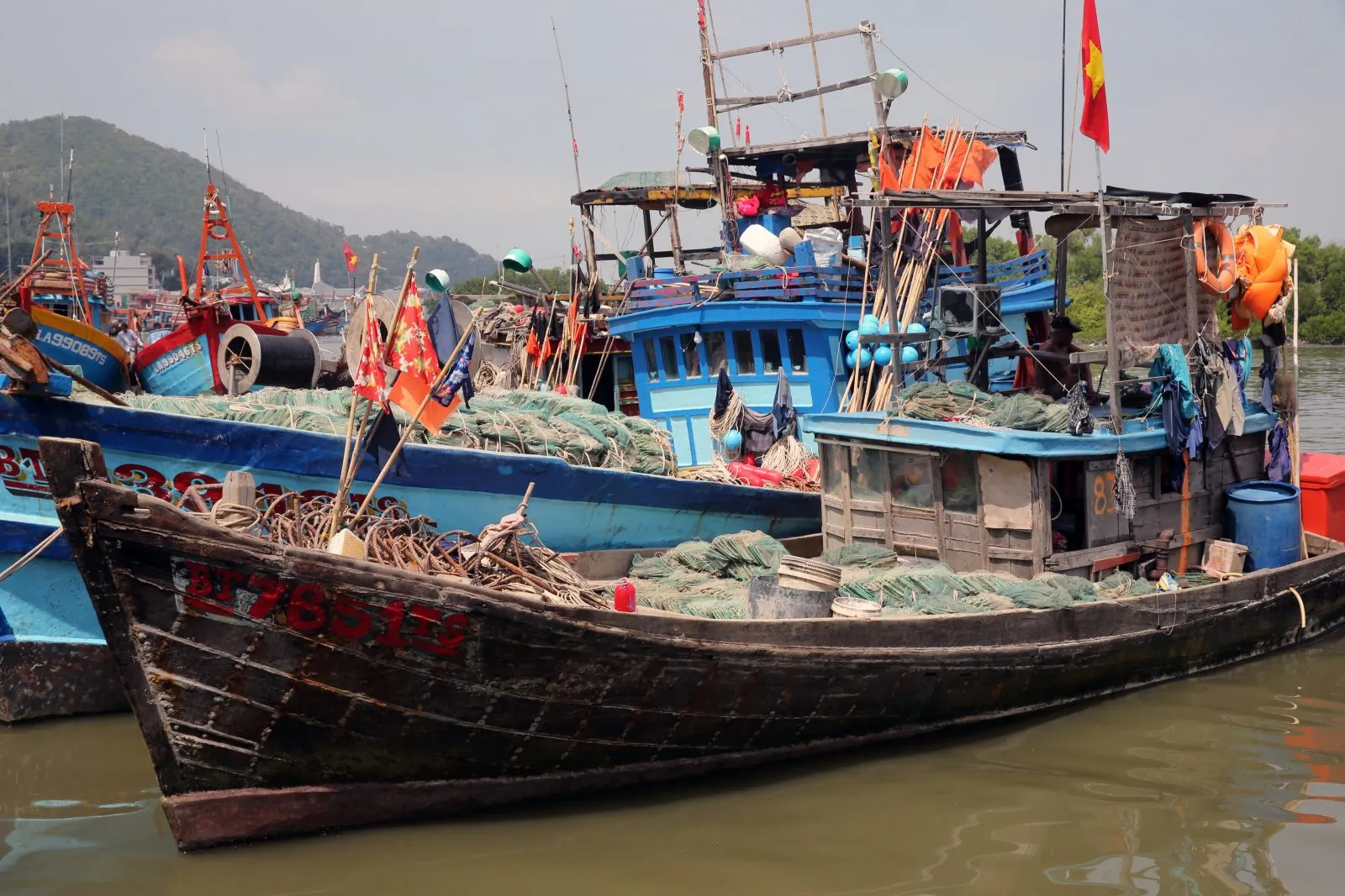 Vietnamese fishing boats. Photo: AFP